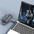 Miniatyrbillede 4 af 7: Qoltec 52272-kabinet til M.2 SSD-drev | SATA | NVMe | RGB LED | USB-C | 4TB