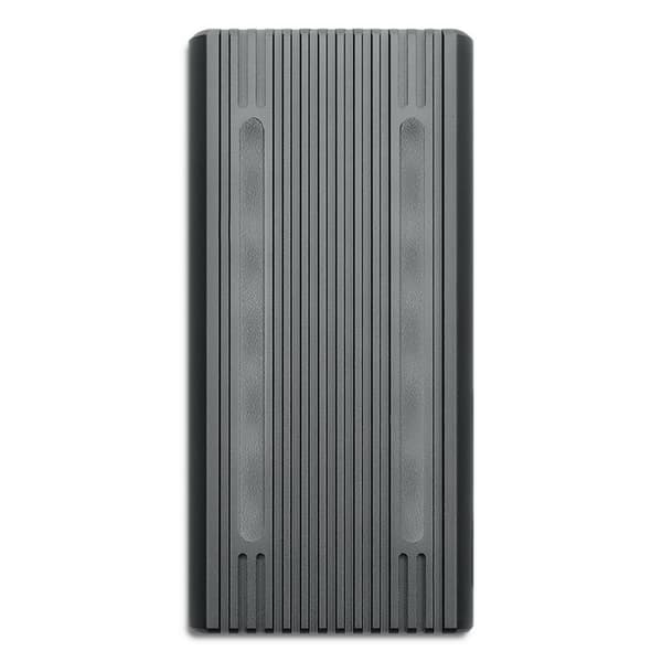Qoltec 52272-kabinet til M.2 SSD-drev | SATA | NVMe | RGB LED | USB-C | 4TB