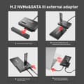Miniatyrbillede 4 af 7: Unitek USB-C-bro til SATA- og M.2 MVMe-drev