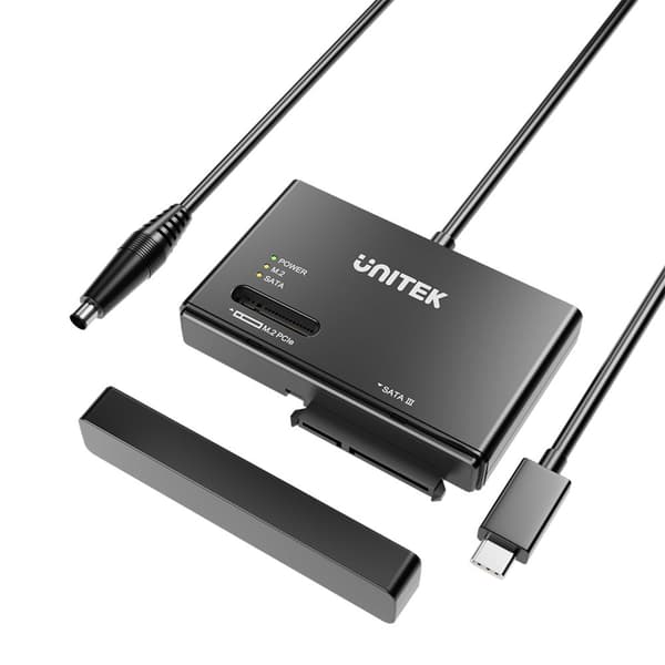 Unitek USB-C-bro til SATA- og M.2 MVMe-drev