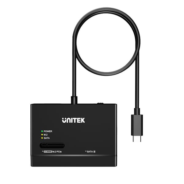 Unitek USB-C-bro til SATA- og M.2 MVMe-drev