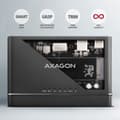 Miniatyrbild 3 av 5: Axagon ADSA-CC USB-C 10Gbps - NVMe M.2 SSD & SATA 2.5/3.5 SSD/HDD CLONE MASTER 2 - Digital/Data - NVMe USB 3.2 Gen 2 (3.1 Gen 2) Typ-C Svart