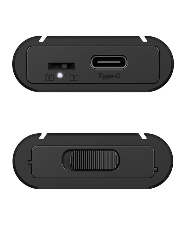 ICY BOX IB-1807MT-C31 SSD-kabinet Sort M.2 Sort