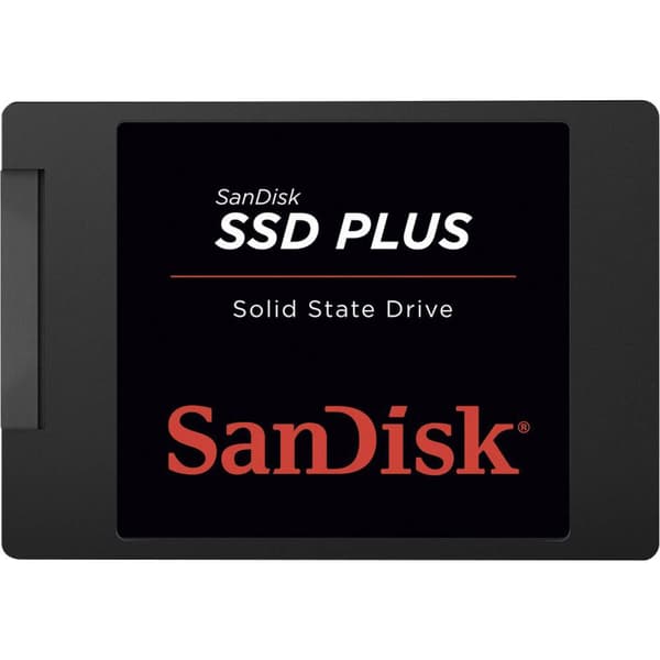 SanDisk SSD PLUS 240 GB SSD-Hårddisk 2.5 SATA 6 Gb/s Box SDSSDA-240G-G26