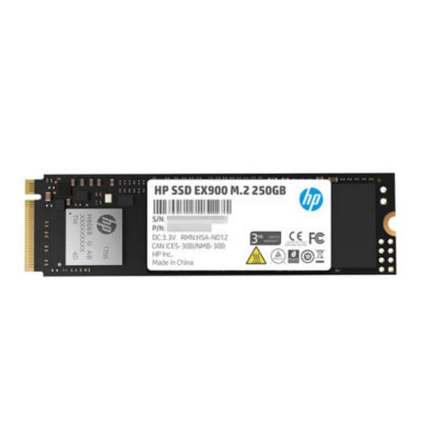 HP EX900 250 GB Intern NVMe/PCIe M.2 SSD M.2NVMe PCLe 3.0 x4 Box 2YY43AA#ABB