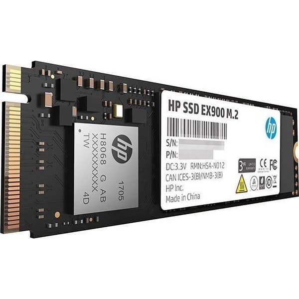 HP EX900 250 GB Intern NVMe/PCIe M.2 SSD M.2NVMe PCLe 3.0 x4 Box 2YY43AA#ABB