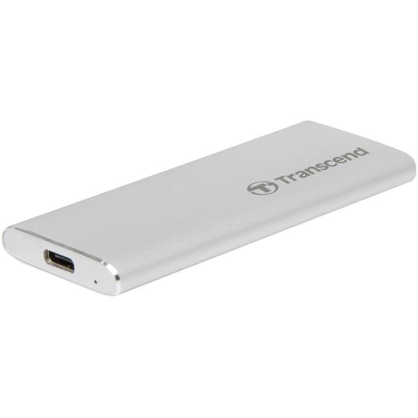 Transcend ESD240C 120 GB Extern SSD-disk USB-C® Silver TS120GESD240C