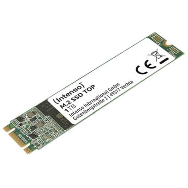 Intenso Top Performance 1 TB SSD-hårddisk SATA M.2 2280 M.2 SATA 6 Gb/s Box 3832460