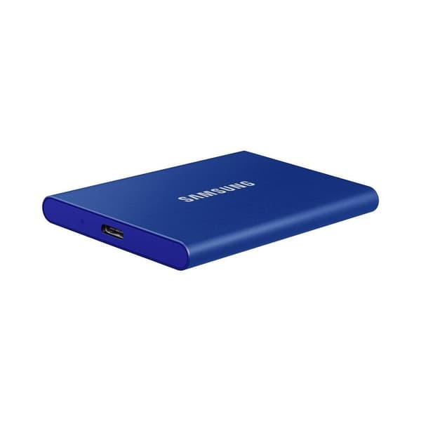 Samsung Portable T7 1 TB Extern SSD-disk USB 3.2 Gen 2 Blå PC/Mac MU-PC1T0H/WW