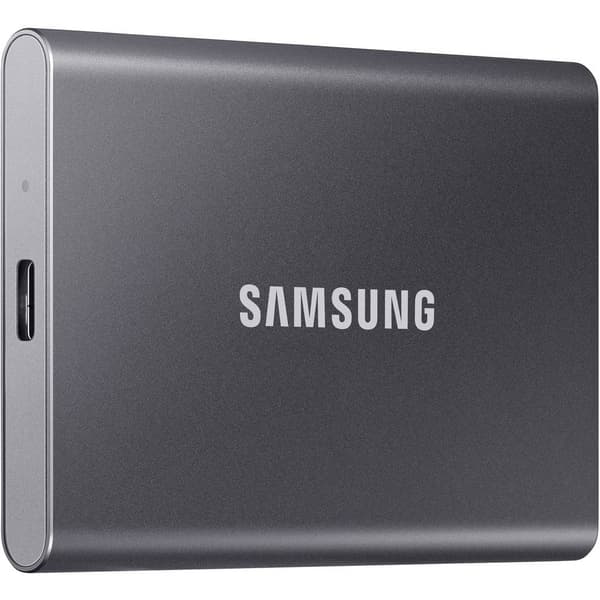 Samsung Portable T7 1 TB Extern SSD-disk USB 3.2 Gen 2 Grå PC/Mac MU-PC1T0T/WW