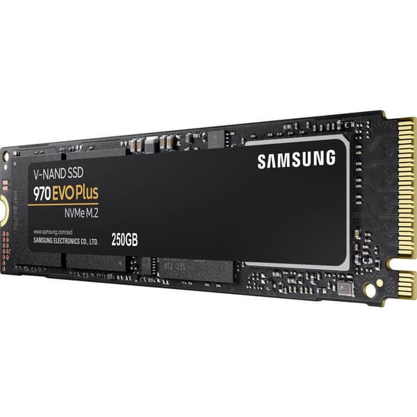 Samsung 970 EVO Plus 250 GB Intern NVMe/PCIe M.2 SSD M.2NVMe PCLe 3.0 x4 Box MZ-V7S250BW