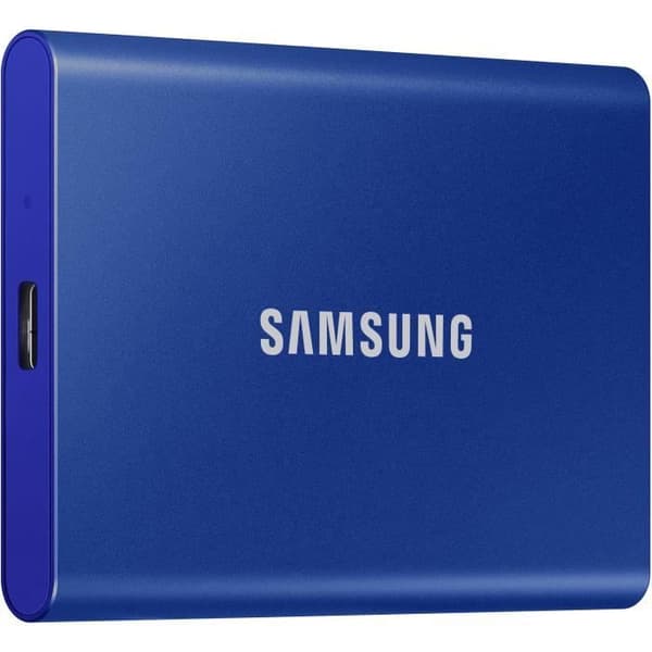 SAMSUNG extern SSD T7 USB typ C färg blå 1 TB
