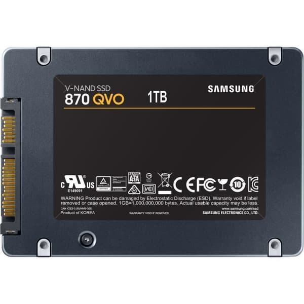 SAMSUNG - Intern SSD - 870 QVO - 1TB - 2.5 (MZ-77Q1T0BW)