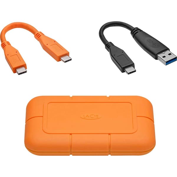 LaCie Rugged® SSD 2 TB Extern SSD-disk USB-C® Orange STHR2000800