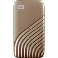 Miniatyrbild 1 av 4: WD My Passport 500 GB Extern SSD-disk 2.5 USB-C® Guld WDBAGF5000AGD-WESN