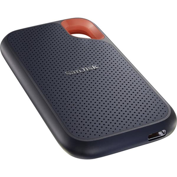 SanDisk Extreme® Portable 1 TB Extern SSD-disk 2.5 USB 3.2 Gen 2 Svart, Orange SDSSDE61-1T00-G25