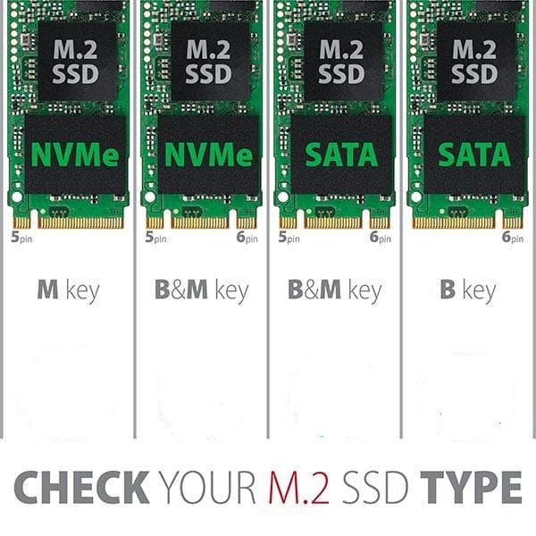 Maiwo K3016P dockingstation til disk kloning af NVMe SSD 1: 1 10 Gbps M-Key og Key B + M