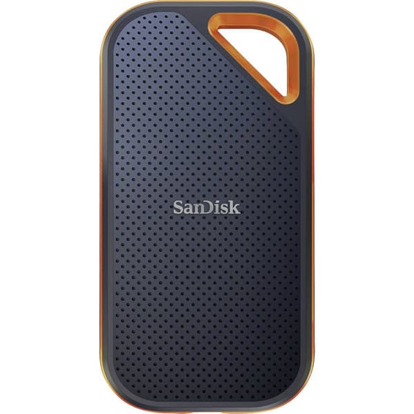 SanDisk Extreme® Pro Portable 4 TB Extern SSD-disk 2.5 USB 3.2 Gen 2 Svart, Orange SDSSDE81-4T00-G25