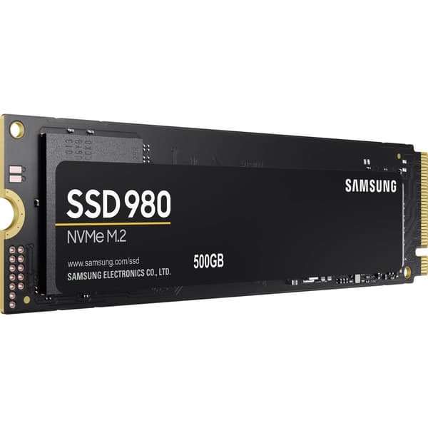 Samsung 980 500 GB Intern NVMe/PCIe M.2 SSD M.2NVMe PCLe 3.0 x4 Box MZ-V8V500BW