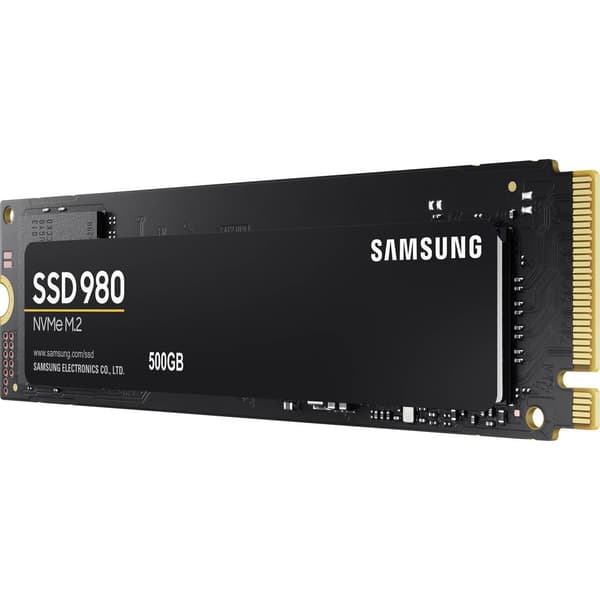 Samsung 980 500 GB Intern NVMe/PCIe M.2 SSD M.2NVMe PCLe 3.0 x4 Box MZ-V8V500BW