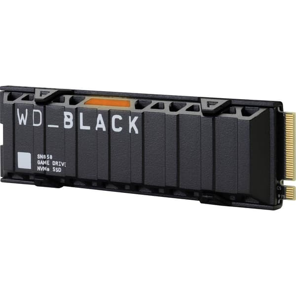 WD Black™ SN850 Heatsink 500 GB Intern NVMe/PCIe M.2 SSD M.2 NVMe PCIe 4.0 x4 Box WDS500G1XHE