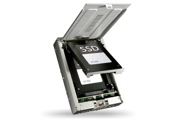 Internal hard drive cassette with space for 1x2.5" SATA-/SSD
