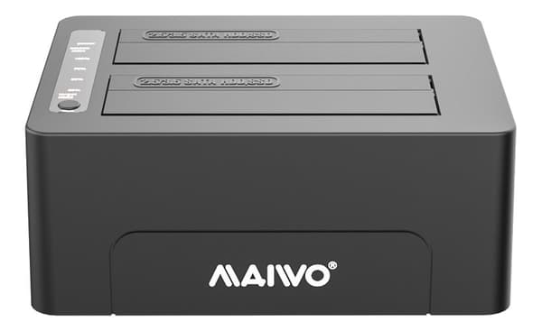 HDD/SSD docking station, USB 3.1 Gen 2, USB-C, black