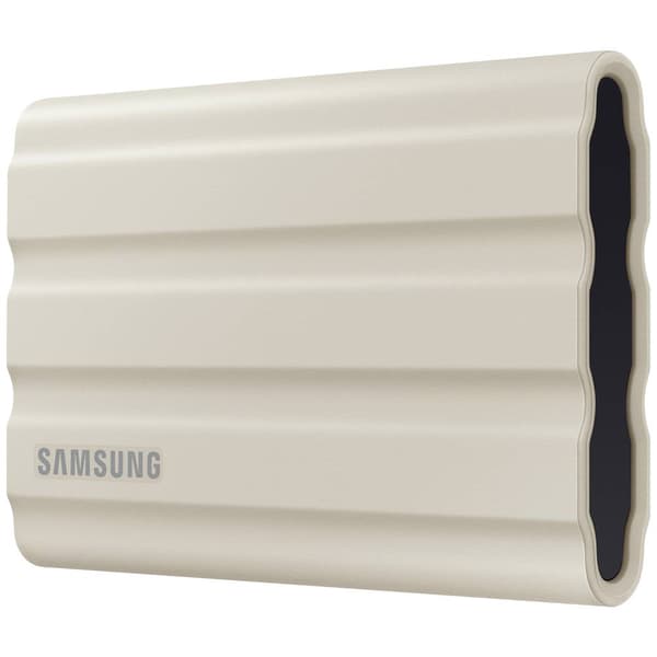 Samsung Portable T7 Shield 1 TB Extern SSD-disk USB 3.2 Gen 2 Beige PC/Mac MU-PE1T0K/EU
