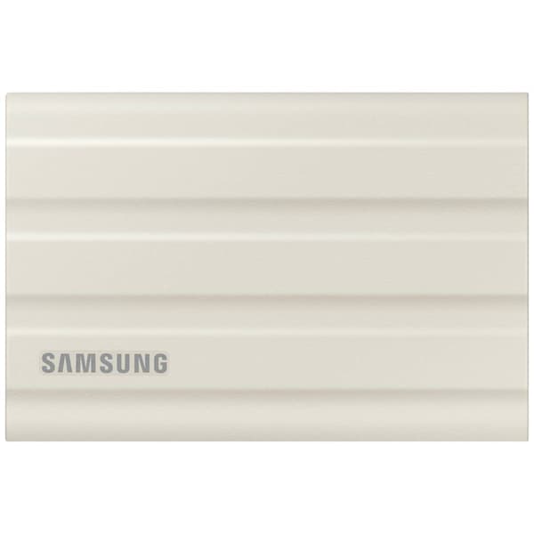 Samsung Portable T7 Shield 1 TB Extern SSD-disk USB 3.2 Gen 2 Beige PC/Mac MU-PE1T0K/EU