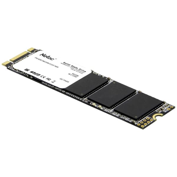 Netac Technology 512 GB SSD-hårddisk SATA M.2 2280 SATA 6 Gb/s Box NT01N535N-512G-N8X