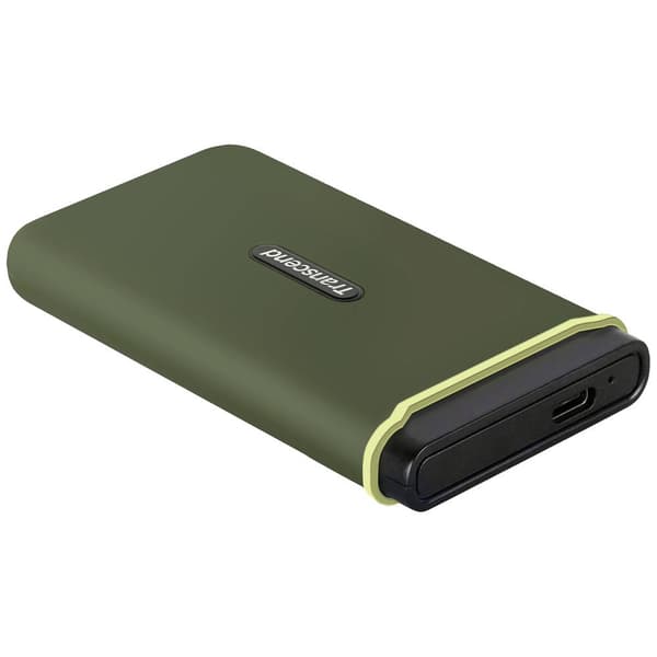 Transcend ESD380C 2 TB Extern SSD-disk USB-C®, USB-A Grön TS2TESD380C