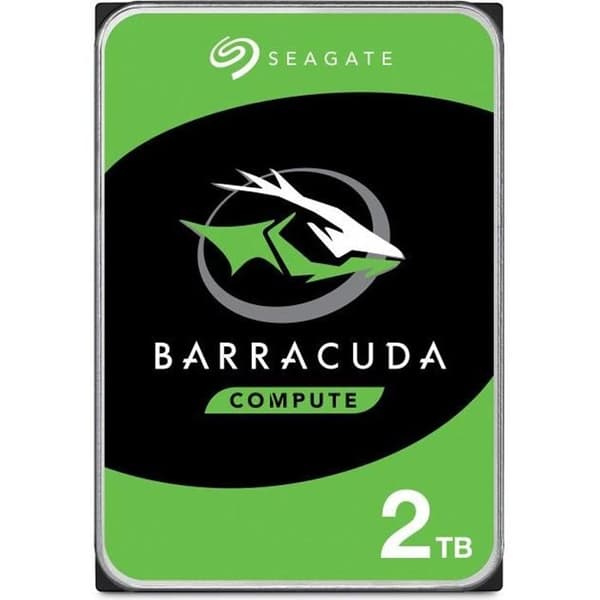 Seagate BarraCuda 2 TB 3,5" intern hårddisk - SATA 6 Gb-s - 7200 RPM - 64 MB cache