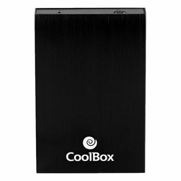 Hårddiskkabinett CoolBox SlimChase 2512 2,5" Svart