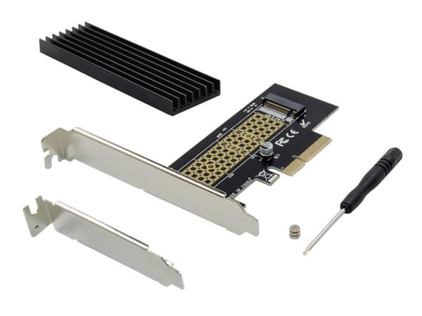 Conceptronic EMRICK M.2 NVMe SSD PCIe-adapter - PCIe - M.2 - PCIe 3.0 - Kina - Windows 10,Windows 10 Education,Windows 10 Education x64,Windows 10 Ent