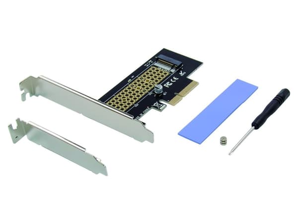 Conceptronic EMRICK M.2 NVMe SSD PCIe-adapter - PCIe - M.2 - PCIe 3.0 - Passiv - Kina - 32 Gbit/s (EMRICK05B)