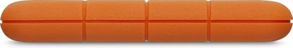 LACIE RUGGED 1TB USB-C USB3.0 Dråbe-, knusnings- og regnbestandig til terrænbrug orange