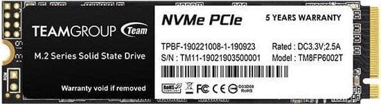 Team Group MP33 - SSD - 512 Gt - sisäinen - M.2 2280 - PCI Express 3.0 x4 (NVMe) - sininen/musta