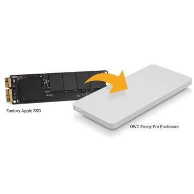 OWC Aura Pro X2. SSD-lagringskapacitet: 1024 GB, SSD-formfaktor: M.2, läshastighet: 3194 MB/s, skrivhastighet: 2488 MB/s, komponenter för: bärbar dato