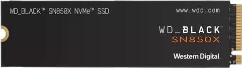 WD Black 1TB SN850X NVMe SSD Supremely Fast PCIe Gen4 x4 M.2 intern enkelpackad (WDS100T2X0E)