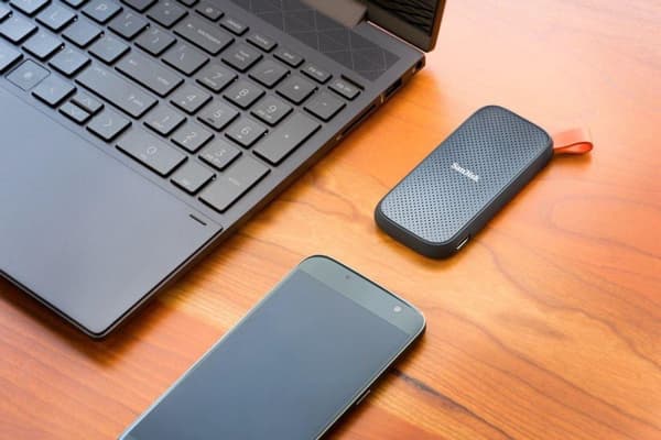 SanDisk Portable SSD - Extern SSD - USB-C 3.2 - 480GB