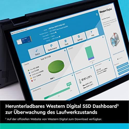 WD Blue SN570 NVMe SSD WDS200T3B0C - SSD - 2 TB - intern - M.2 2280 - PCI Express 3.0 x4 (NVMe)