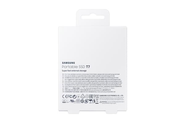 Samsung Portable SSD T7 - ​​1TB - Grå