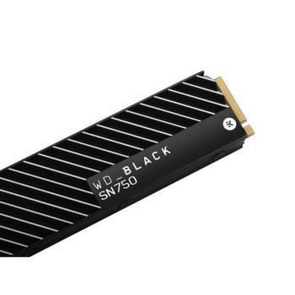 Western Digital WD_BLACK SN750 - Intern SSD M.2 - 1 TB - Med kylfläns