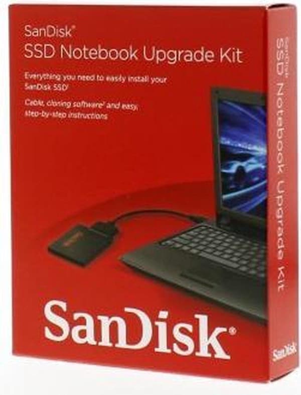SanDisk SSD kit - USB til SATA kabel - HDD til SSD - SW dnl