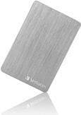 Verbatim Store n Go ALU Slim - Hårddisk - 2TB - extern (bärbar) - USB 3.2 Gen 1 - Silver (53666)