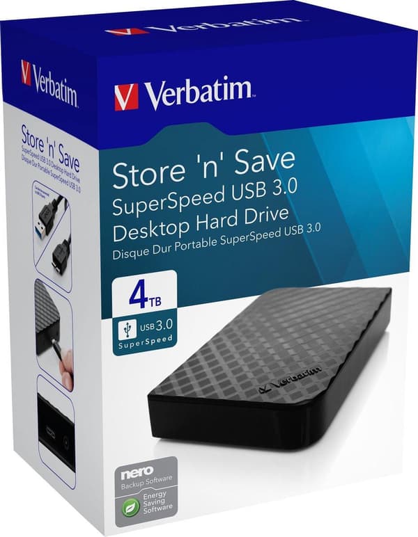Verbatim Store n Save 3,5" 4TB