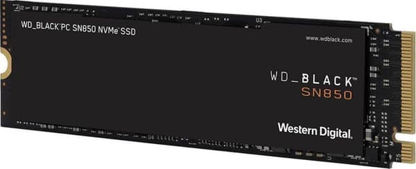 Western Digital Black SN850 - Intern SSD - Uden Heatsink - 500GB M.2