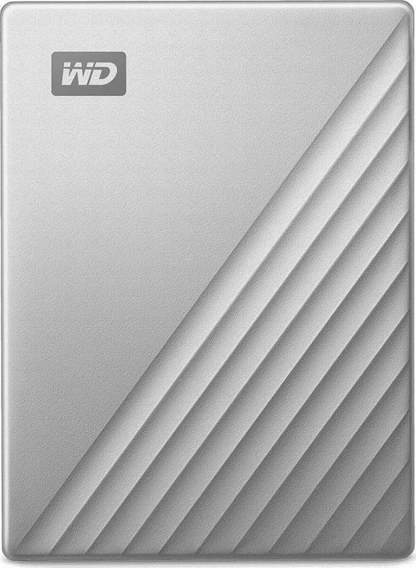 Western Digital My Passport Ultra for Mac ulkoinen kovalevy 5TB hopea