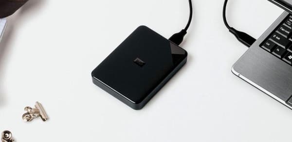 Western Digital Elements SE ekstern harddisk 5000 GB Sort
