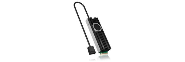 RaidSonic ICY BOX IB-M2HS-70 - Solid State Drive Køler - Sort